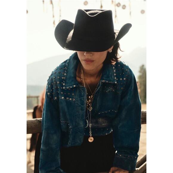 Free People Walk The Line Cowboy Hat Black main image 5